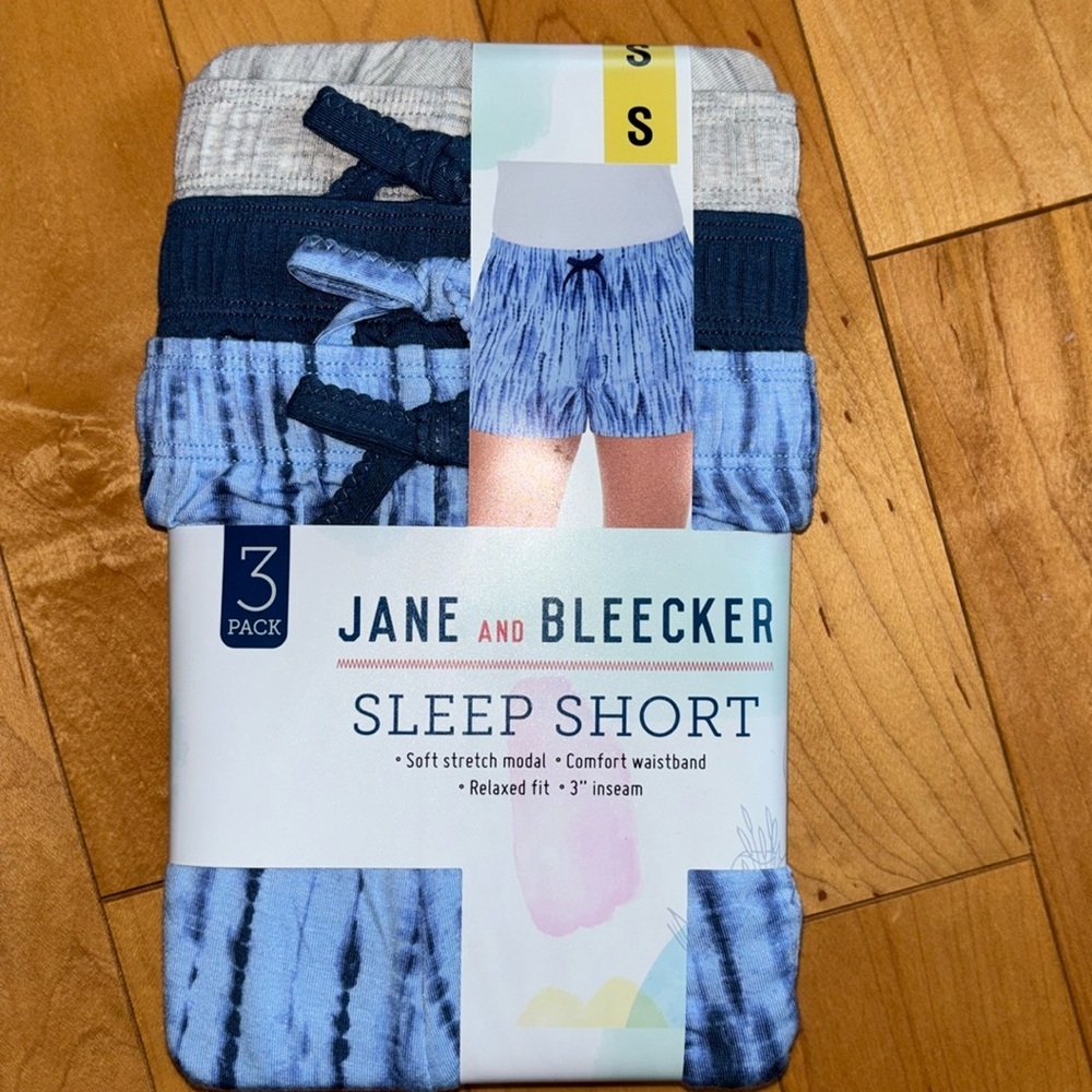 Jane and Bleecker Ladies Sleep Short 3-pack Size S